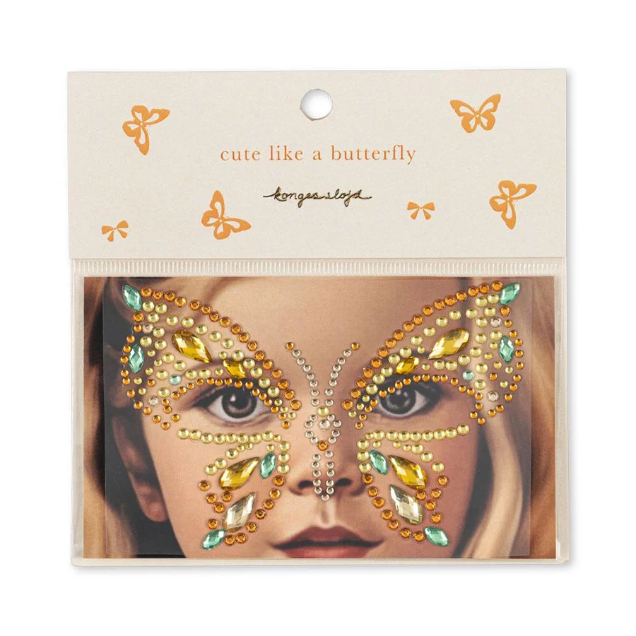 Konges Sløjd Butterfly Gesichtsschmuck, Lemonade
