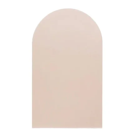 Ferflex® Round Top Magnetische Tapetenwand - 1 m x 58 cm, Rosabeige