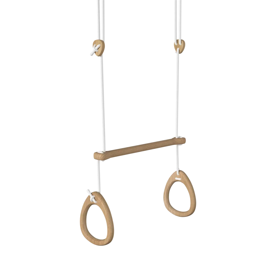 Lillagunga Acrobat Eiche, Weiße Seile, 3.8-4.8 m