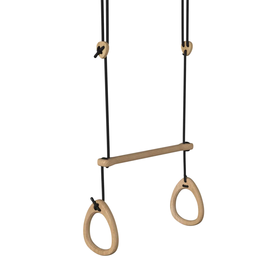 Lillagunga Acrobat Eiche, Schwarze Seile, 3.8-4.8 m