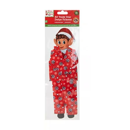 Elves Behavin' Badly, Alfe Design Pyjamas - Rot