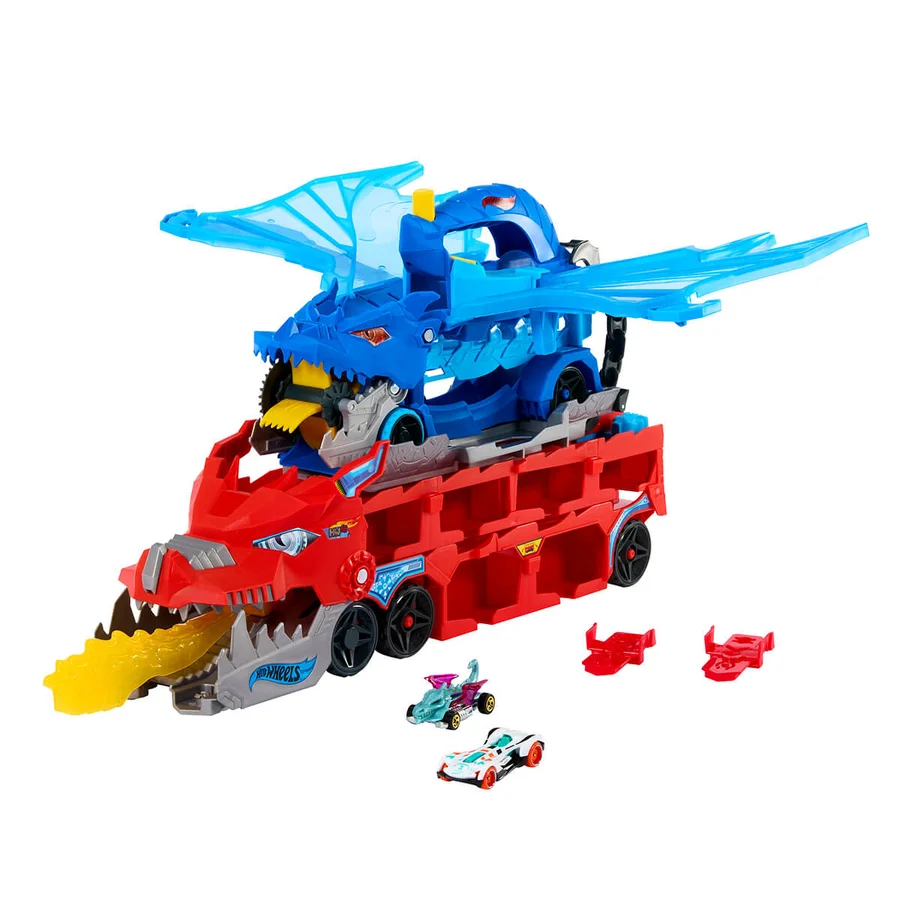 Hot Wheels City Ultimativer Dual-Drachen-Transporter