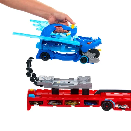 Hot Wheels City Ultimativer Dual-Drachen-Transporter