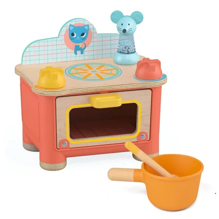 Djeco Holzherd, Blaue Katze