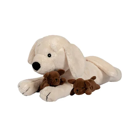 byASTRUP® Plüschhund mit Welpen