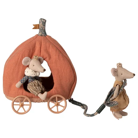 Maileg Kürbiswagen, Maus
