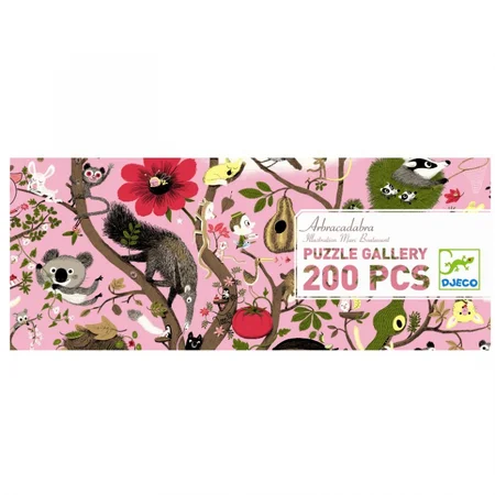 Djeco Panorama Puzzle abrakadabra, 200 Teile