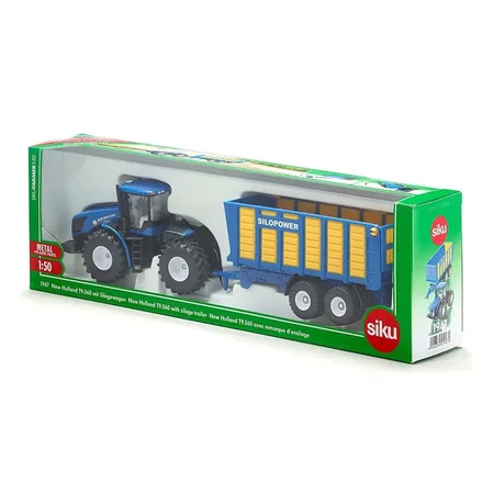 Siku New Holland Trecker mit Anhänger