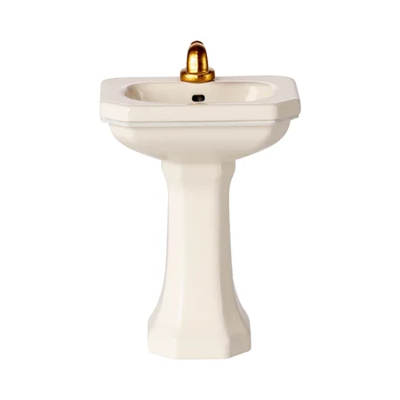 Maileg Badezimmer Waschbecken, Maus - Off White