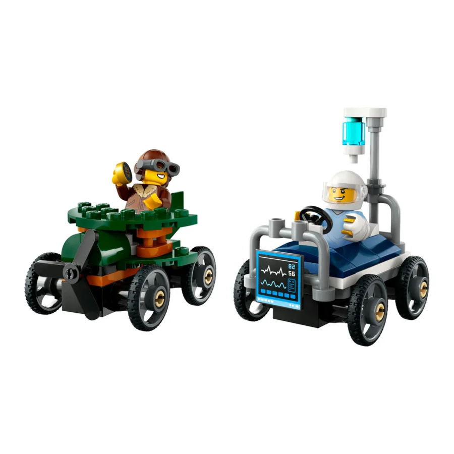 LEGO® City, Flugzeug vs. Krankenhausbett - Seifenkiste