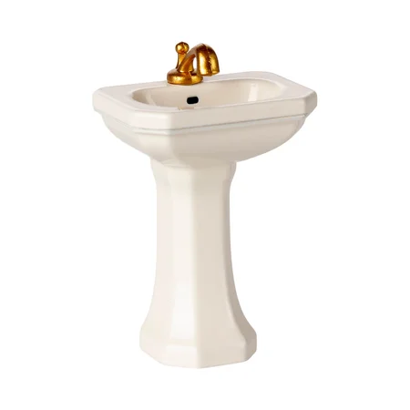 Maileg Badezimmer Waschbecken, Maus - Off White