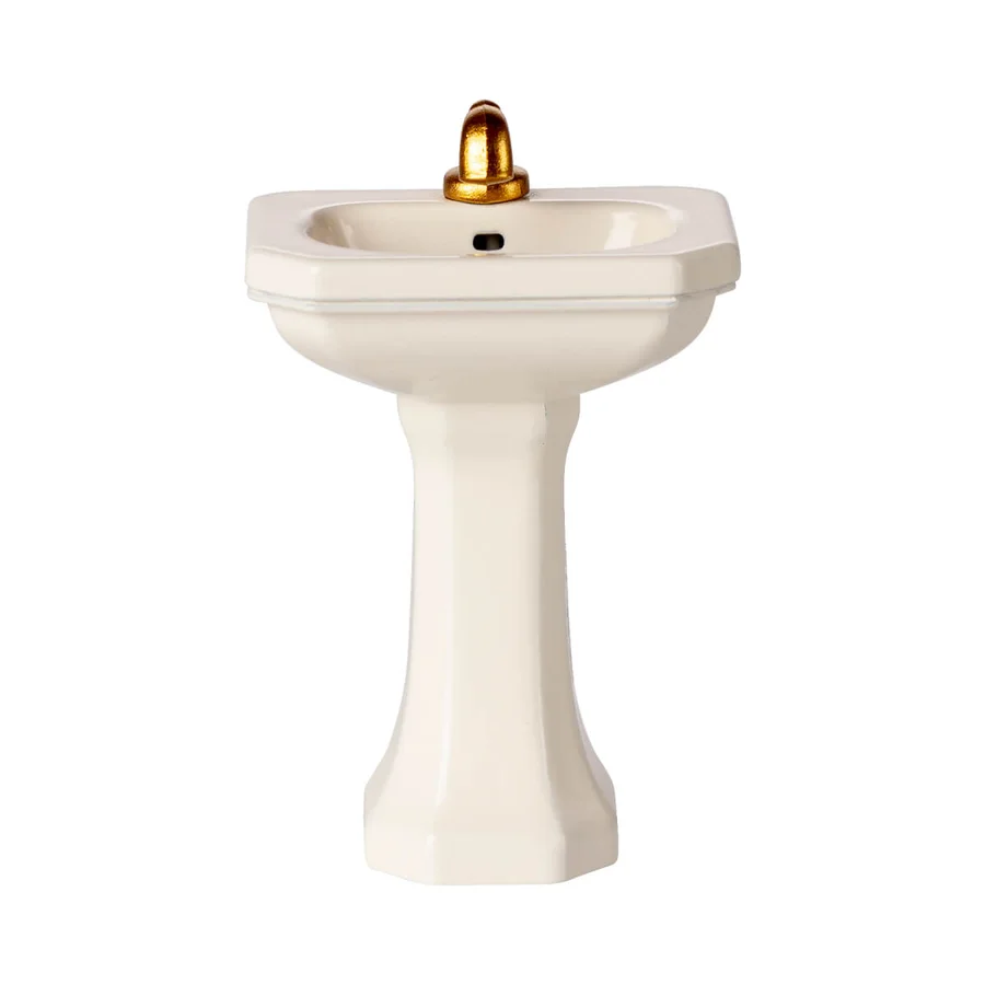 Maileg Badezimmer Waschbecken, Maus - Off White