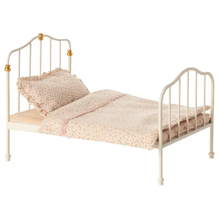 Maileg Vintage Bett, Maus - Off White