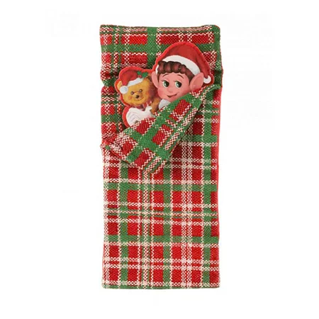 Elves Behavin' Badly, Alfe Schlafsack mit Kopfkissen