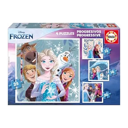Educa Puzzlespiel 4-teilig, Frozen
