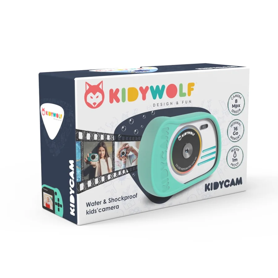 Kidywolf Unterwasserkamera, türkis