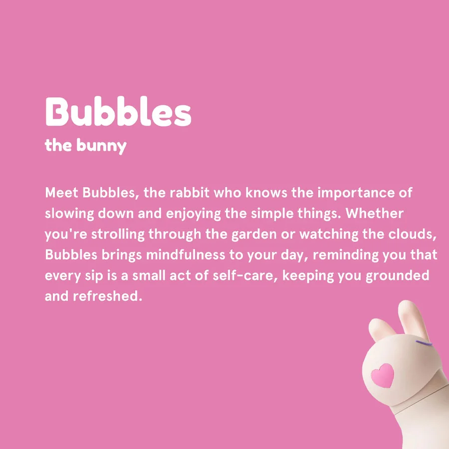 Bestie By asobu, Trinkflasche Bunny - 460 ML