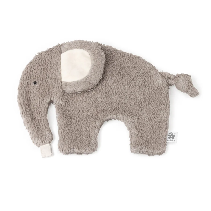 Sebra Schnuffeltuch mit Schnullerhalter, Fanto grey