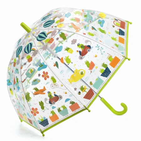 Djeco Regenschirm, Frosch