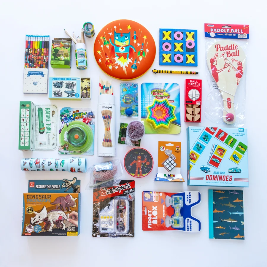 Adventskalender-Inhalt Junge, 7-8 Jahre (Versand ab Oktober)