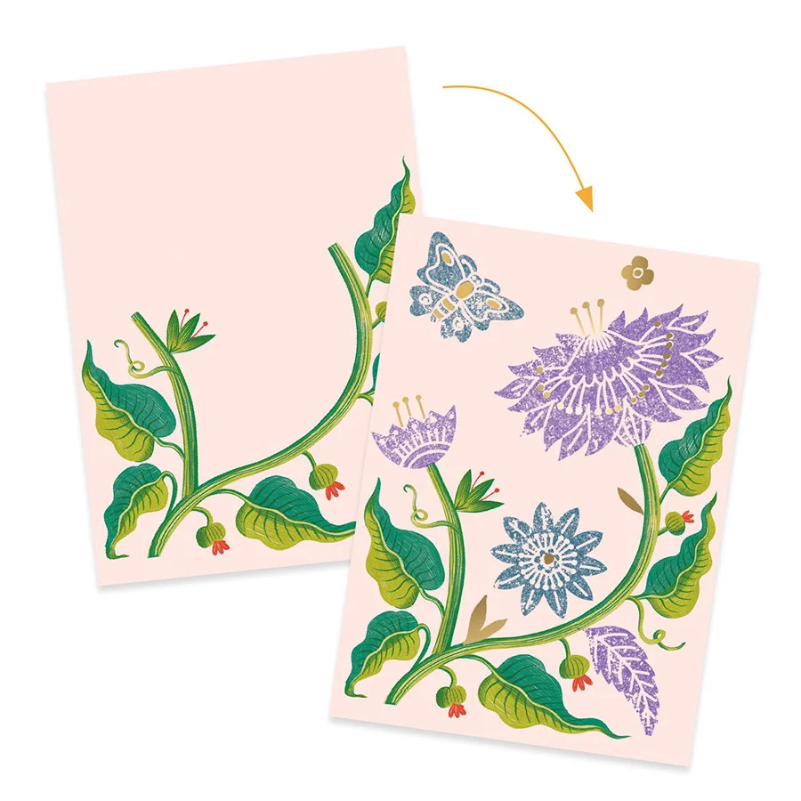 Djeco Kreativ-Gravur, Passionsblume