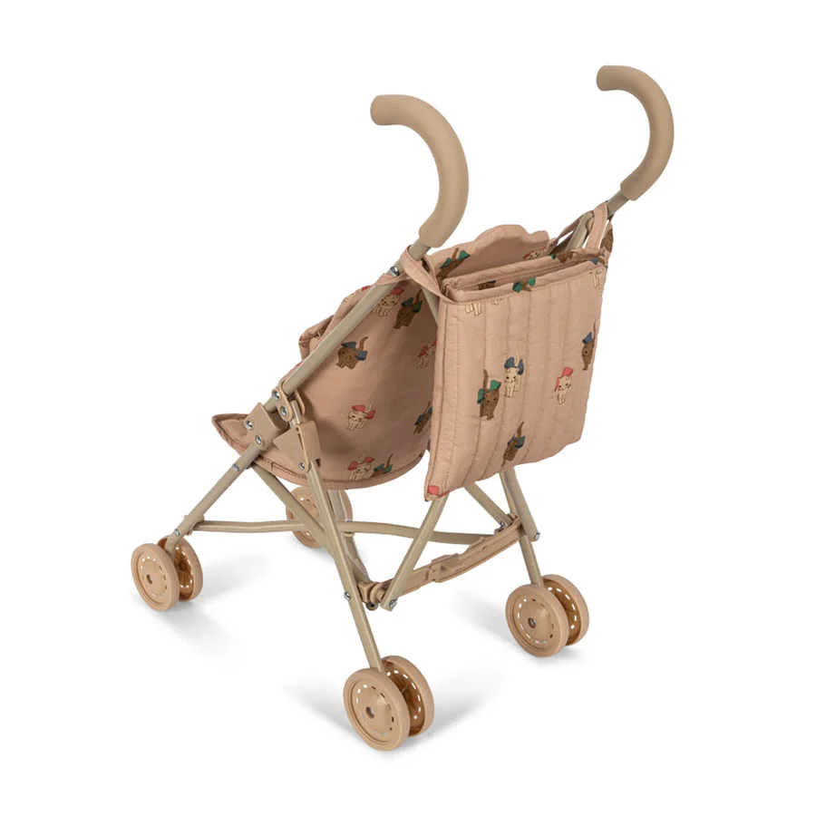 Konges Sløjd Puppen-Buggy, bow kitty pink