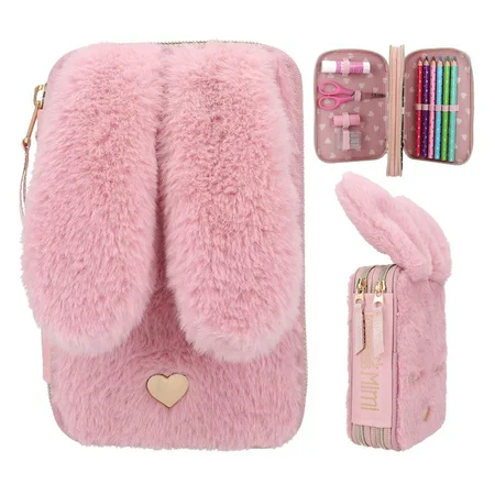 Princess Mimi Doppel-Federmäppchen mit langen Ohren, Bunny Ballet