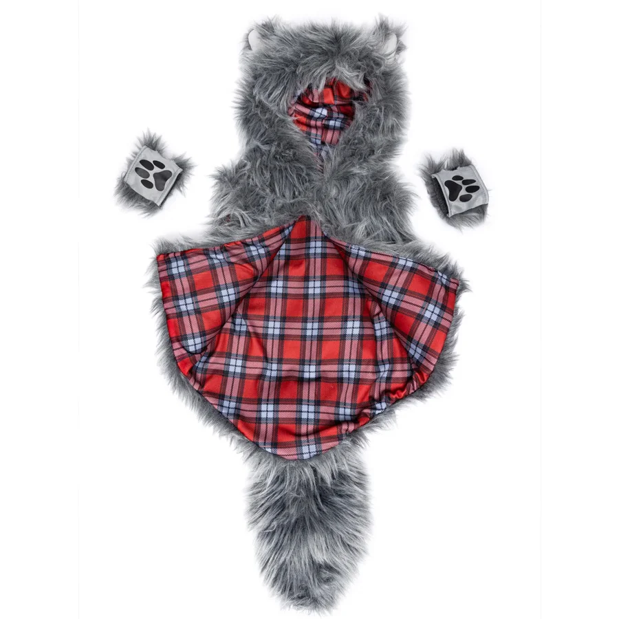 Great Pretenders Store Hässlicher Wolf Weste mit Handschuhen