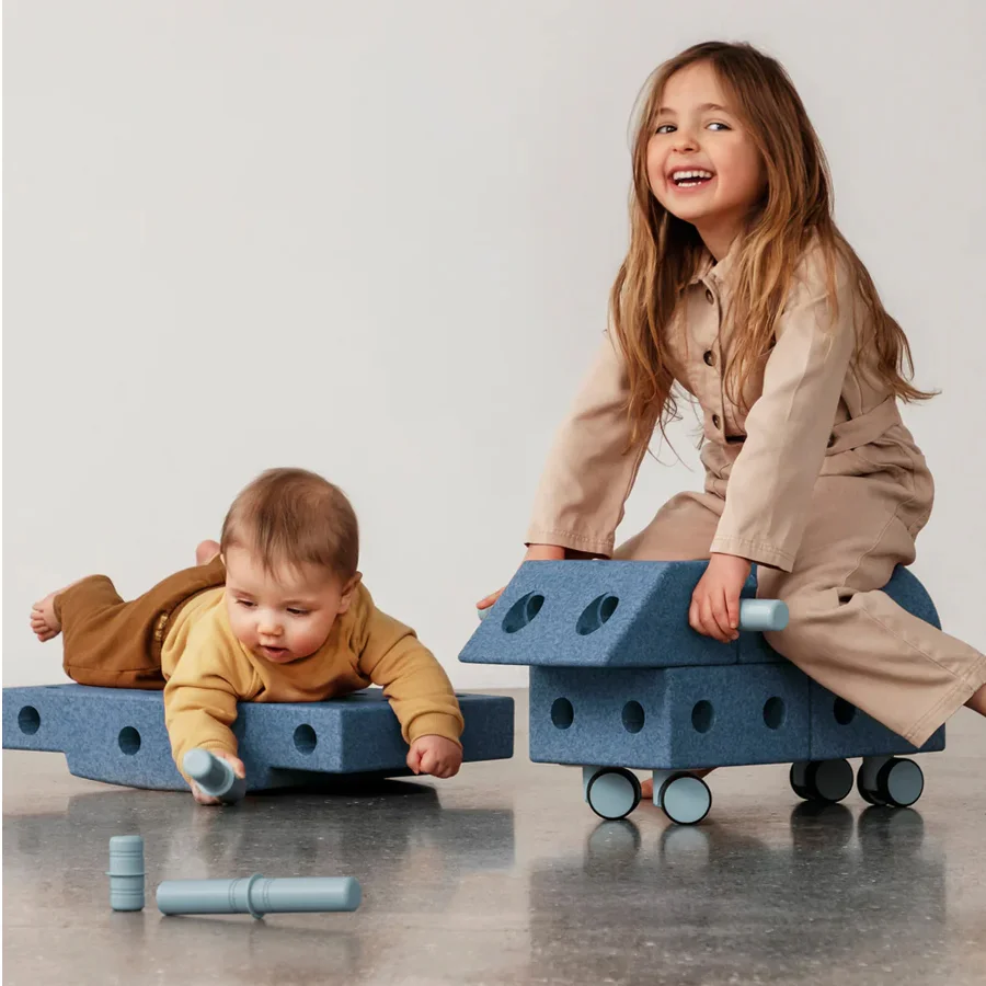 MODU Explorer Set, 19 Teile - Deep Blue/Sky Blue