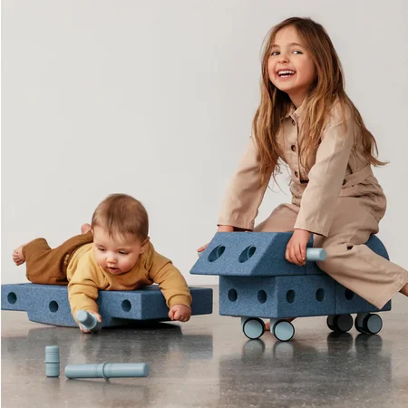 MODU Explorer Set, 19 Teile - Deep Blue/Sky Blue