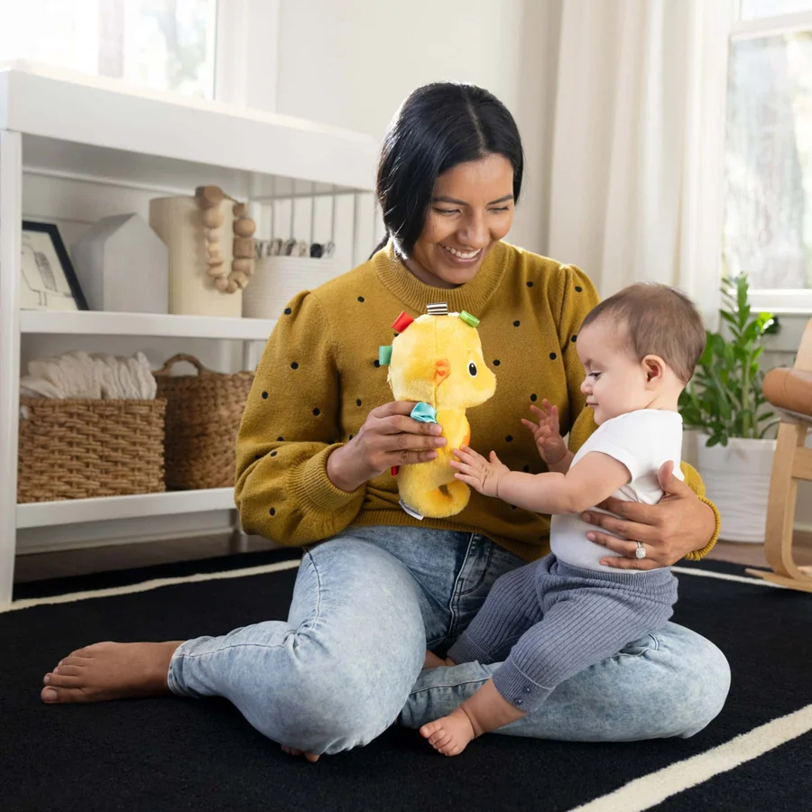 Baby Einstein Sea Dreams Seahorse™, Beruhigender Teddybär mit Geräuschen - gelb