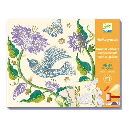 Djeco Kreativ-Gravur, Passionsblume