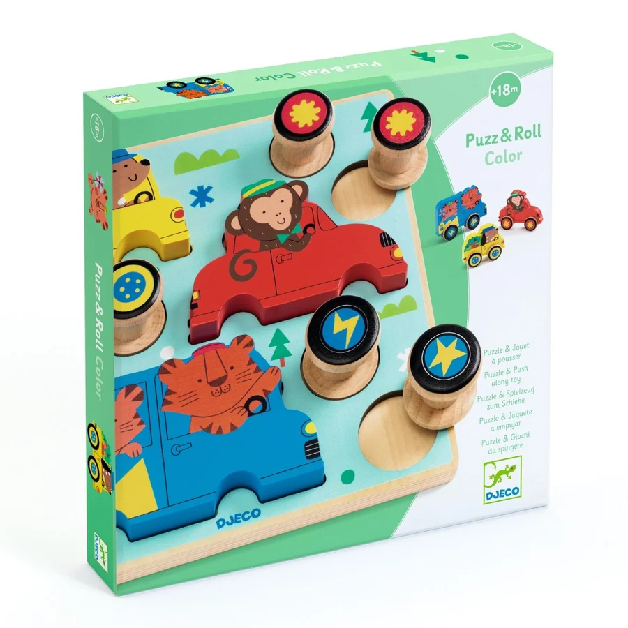 Djeco Puzz & Roll, Fahrzeuge