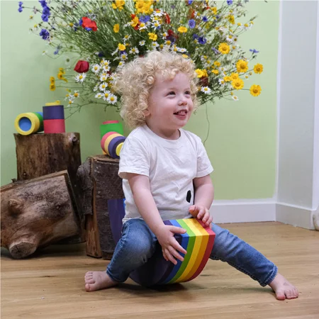 bObles tunnel, 34 cm - rainbow