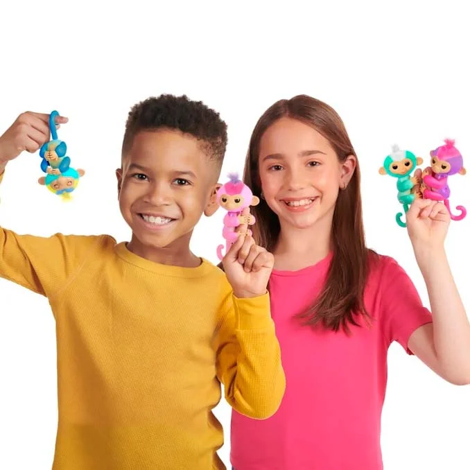 FINGERLINGS 2.0 Basic Affe Leo - blau