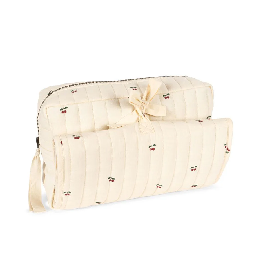 Konges Sløjd Bonnie 2-in-1 Wickeltasche mit Wickelunterlage, Cherry