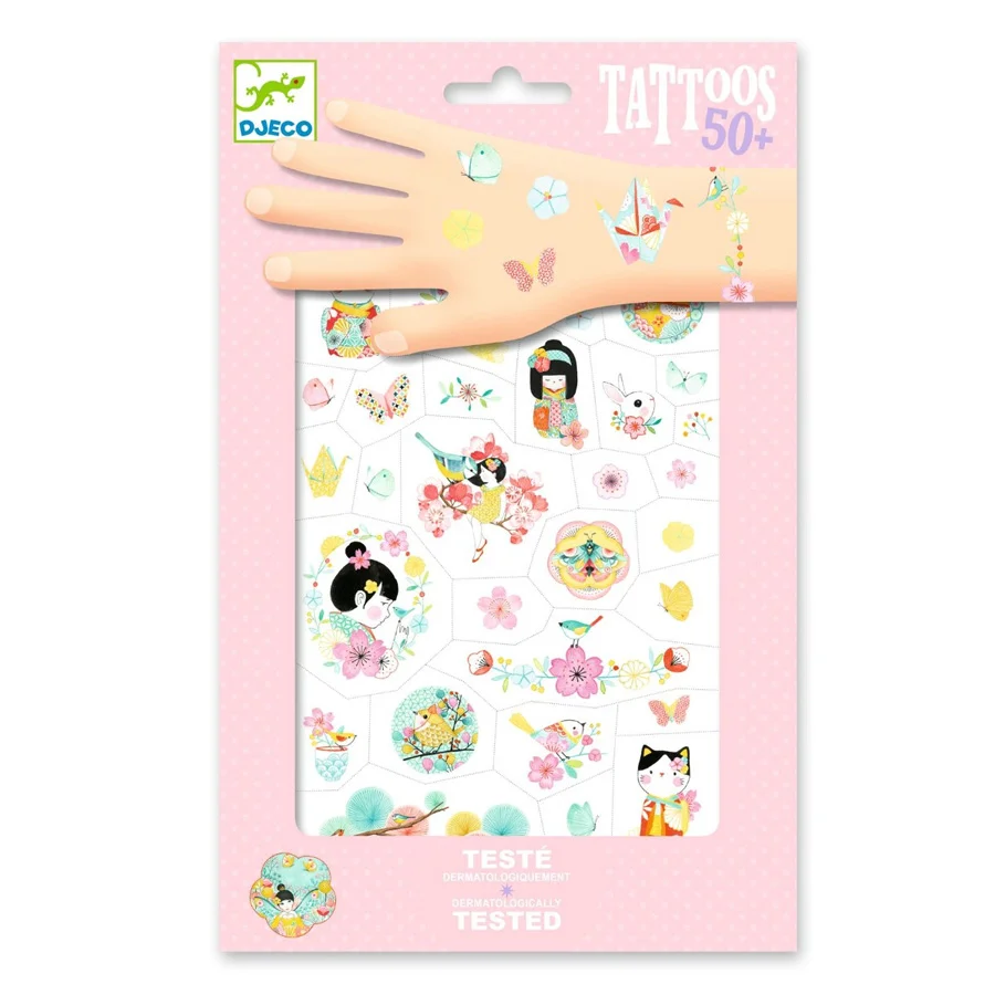 Djeco Tattoos, Kirschblüten