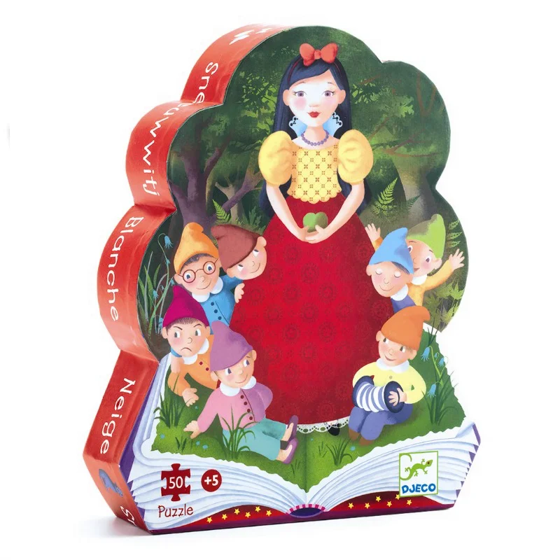 Djeco silhouet puslespil, Snehvide