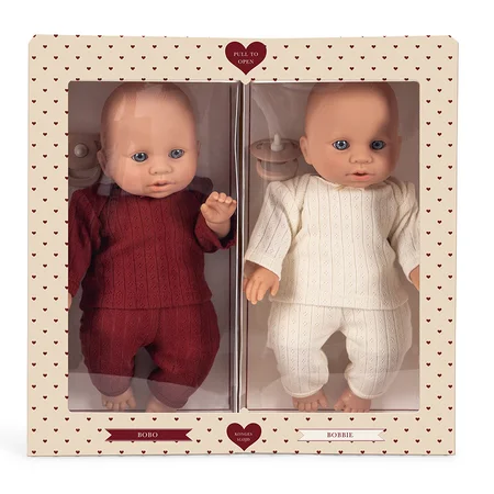 Konges Sløjd Bobo und Bobbie Babypuppen