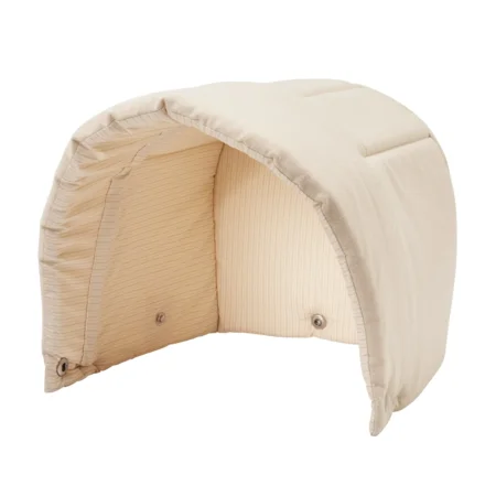 Copenhagen Colors multifunktionales Verdeck für Babytrage, cream solid w. cream stripe