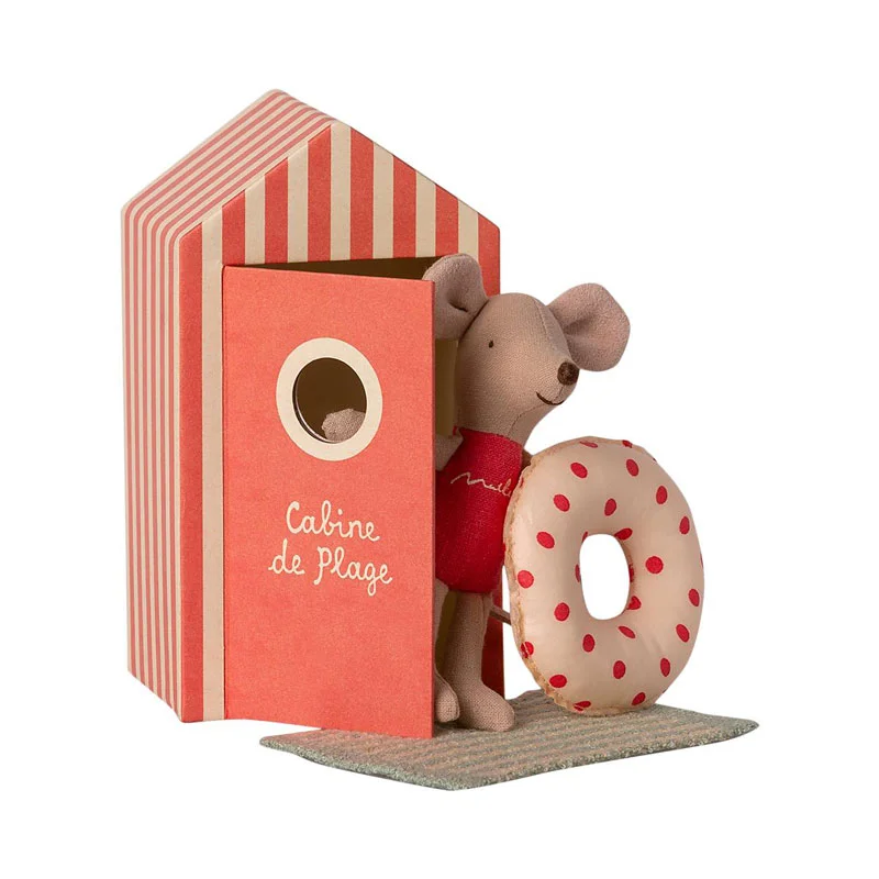 Maileg lillesøster mus i badehus