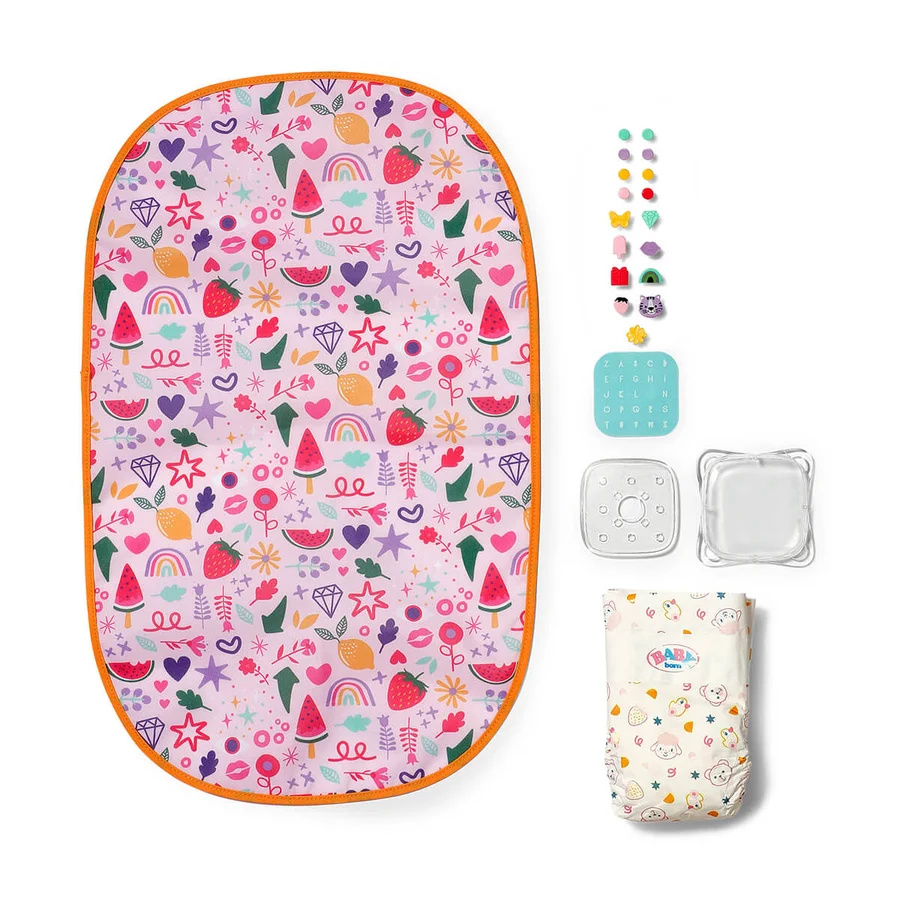 BABY born® Pinplay Wickeltasche