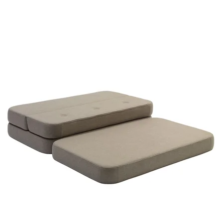 3-Fold Sofa 120 cm, sandfarben, byKlipKlap