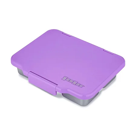 Yumbox Lunchbox mit 4 Fächern aus Stahl, lavendel lila