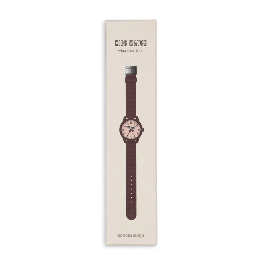 Konges Sløjd Armbanduhr, Cherry