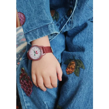 Konges Sløjd Armbanduhr, Cherry