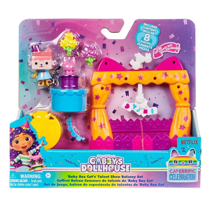 Gabby´s Dollhouse Balkon-Set, baby box