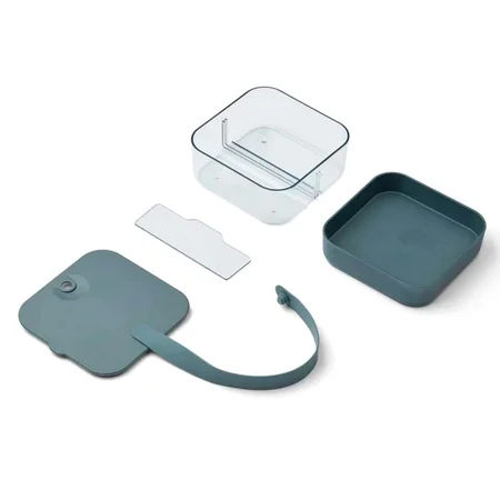 Liewood Amandine Bento Brotbox, sea blue/whale blue