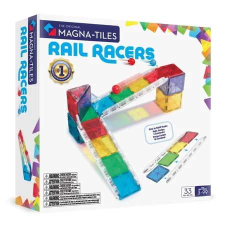Magna-Tiles Kugelbahn, 33 Teile