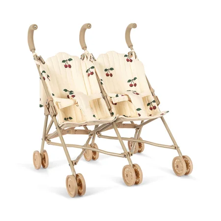 Konges Sløjd Puppen-Buggy Zwillinge, Ma Grande Cerise 